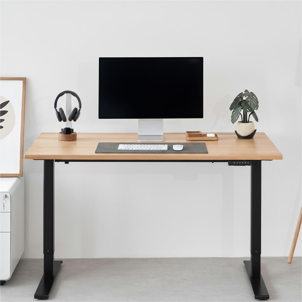 Bàn nâng hạ Fusion Edge 140x70cm, gỗ dẻ gai