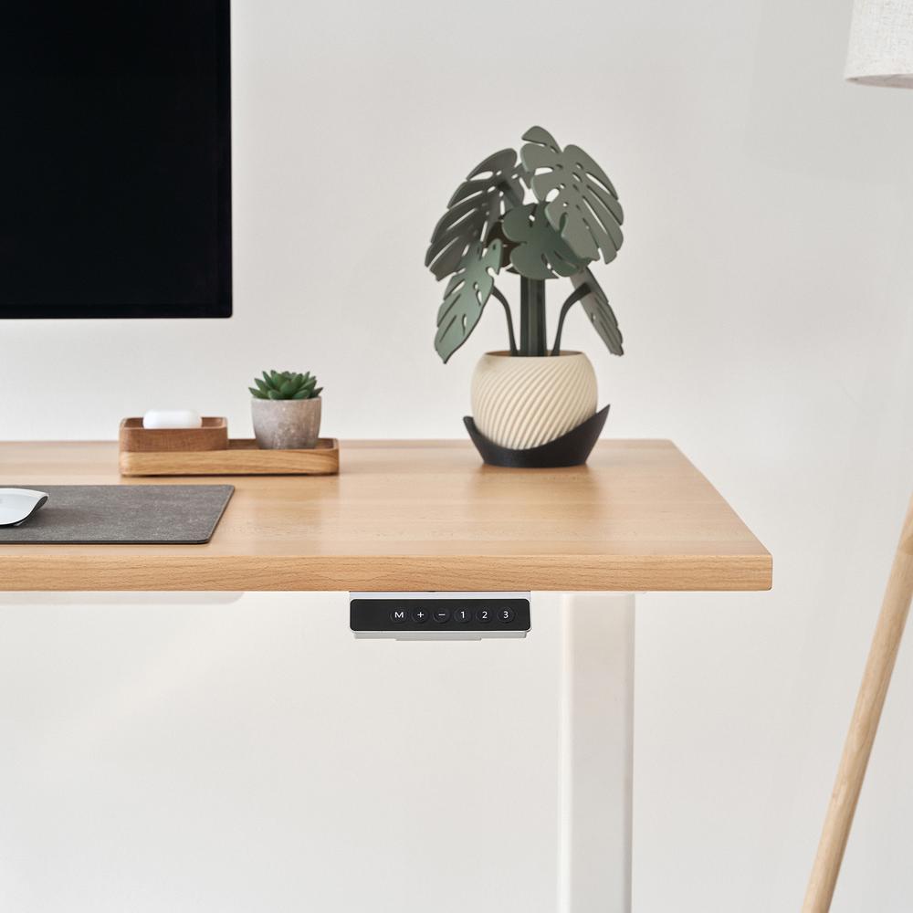 Bàn nâng hạ Fusion Edge 140x70cm, gỗ dẻ gai