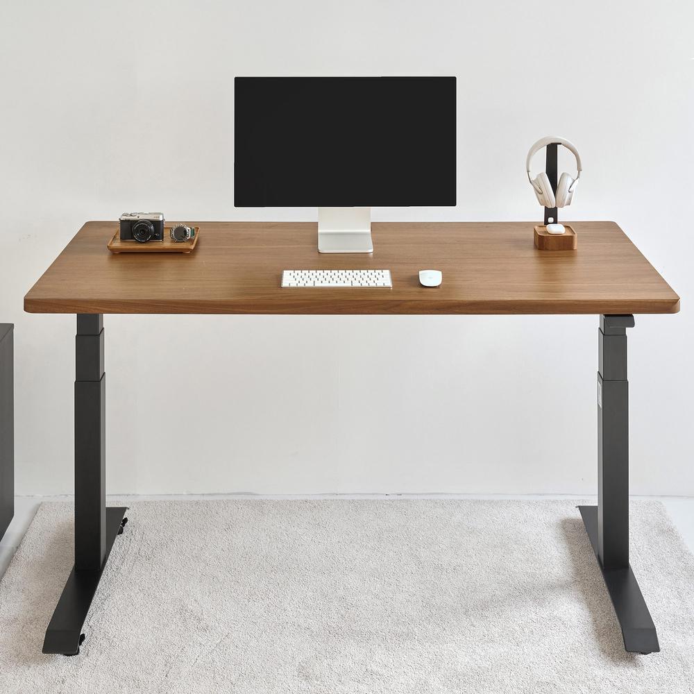 Bàn nâng hạ Noble Grande 180x75cm, màu gỗ óc chó