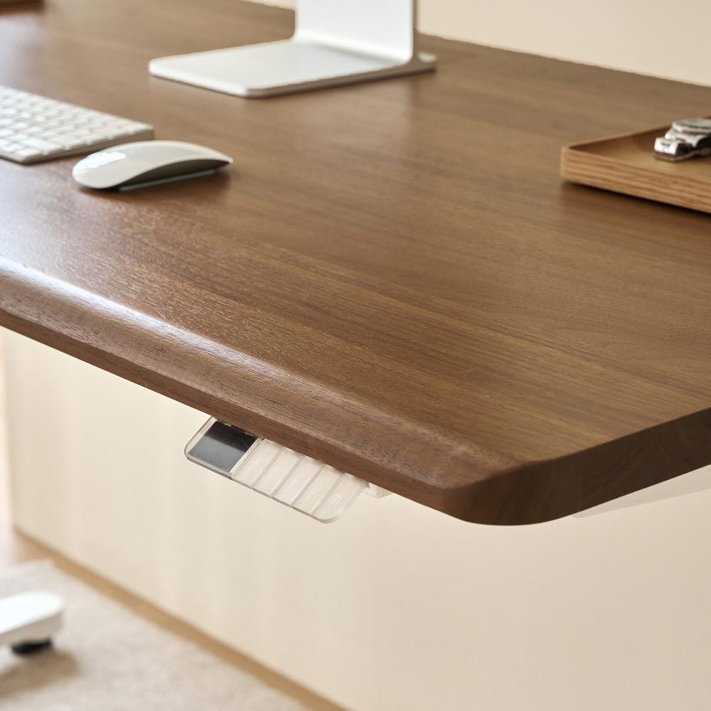 Bàn nâng hạ Noble Oasis 160x75cm, màu gỗ óc chó