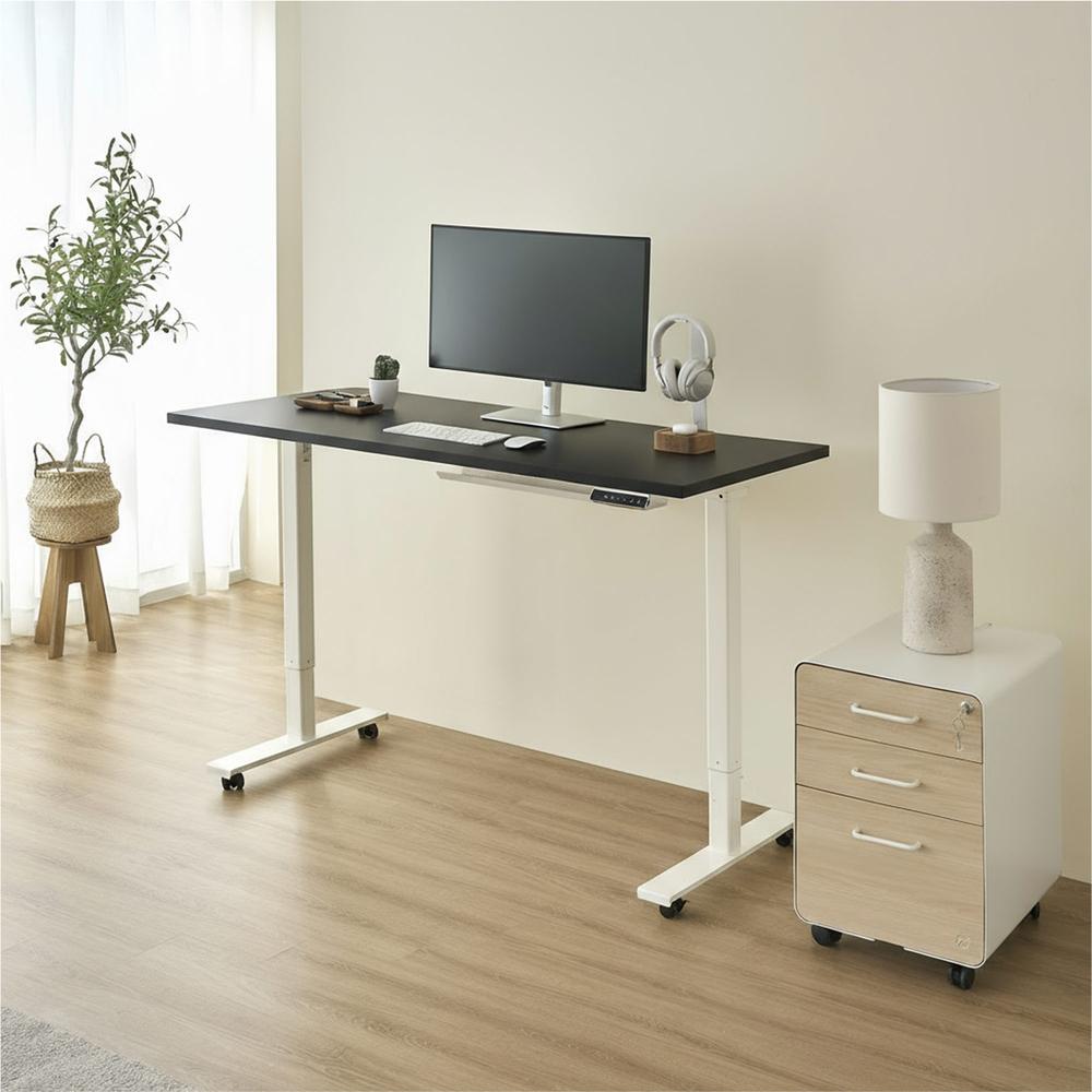 Bàn nâng hạ Pure Edge 140x70cm, màu đen