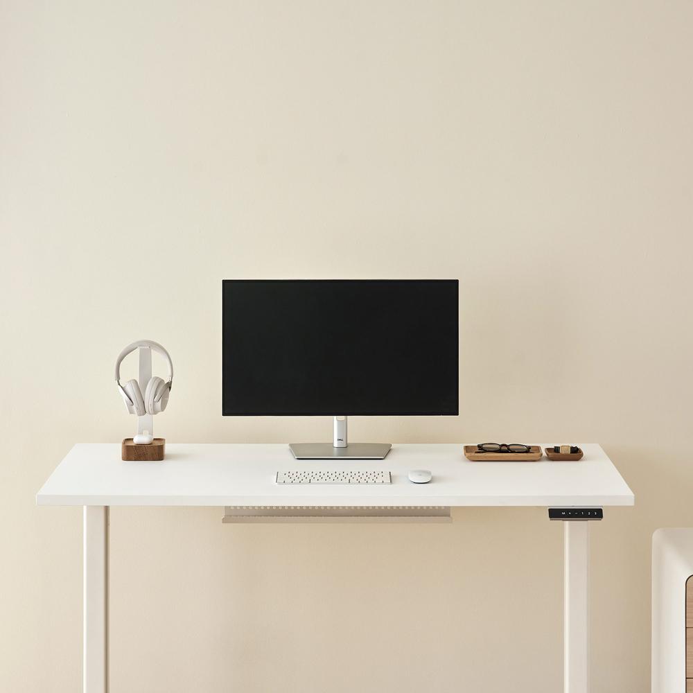 Bàn nâng hạ Pure Edge 140x70cm, màu trắng