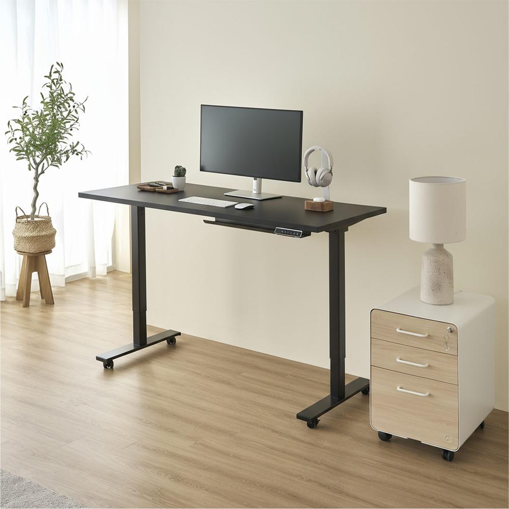 Bàn nâng hạ Pure Edge 140x70cm, màu đen