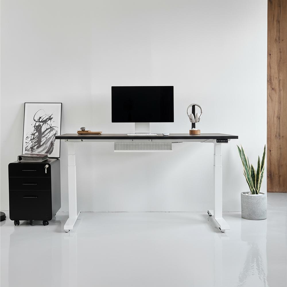 Bàn nâng hạ Pure Fansi 160x75cm, màu đen