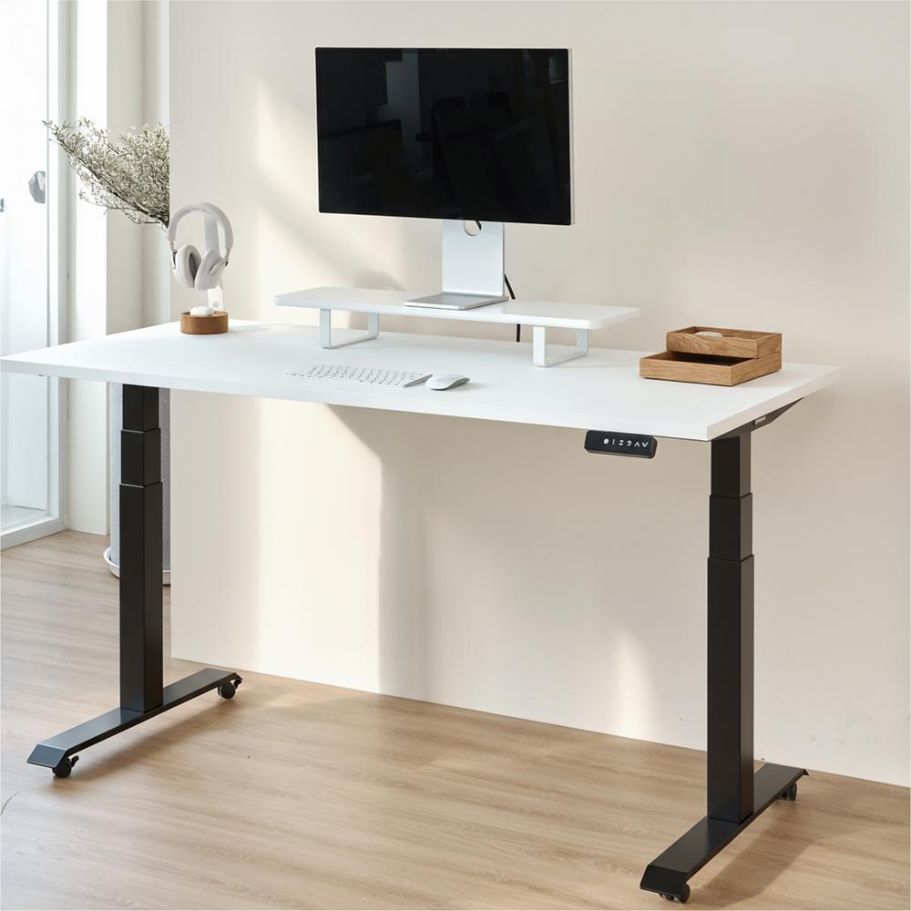 Bàn nâng hạ Pure Fansi 160x75cm, màu trắng