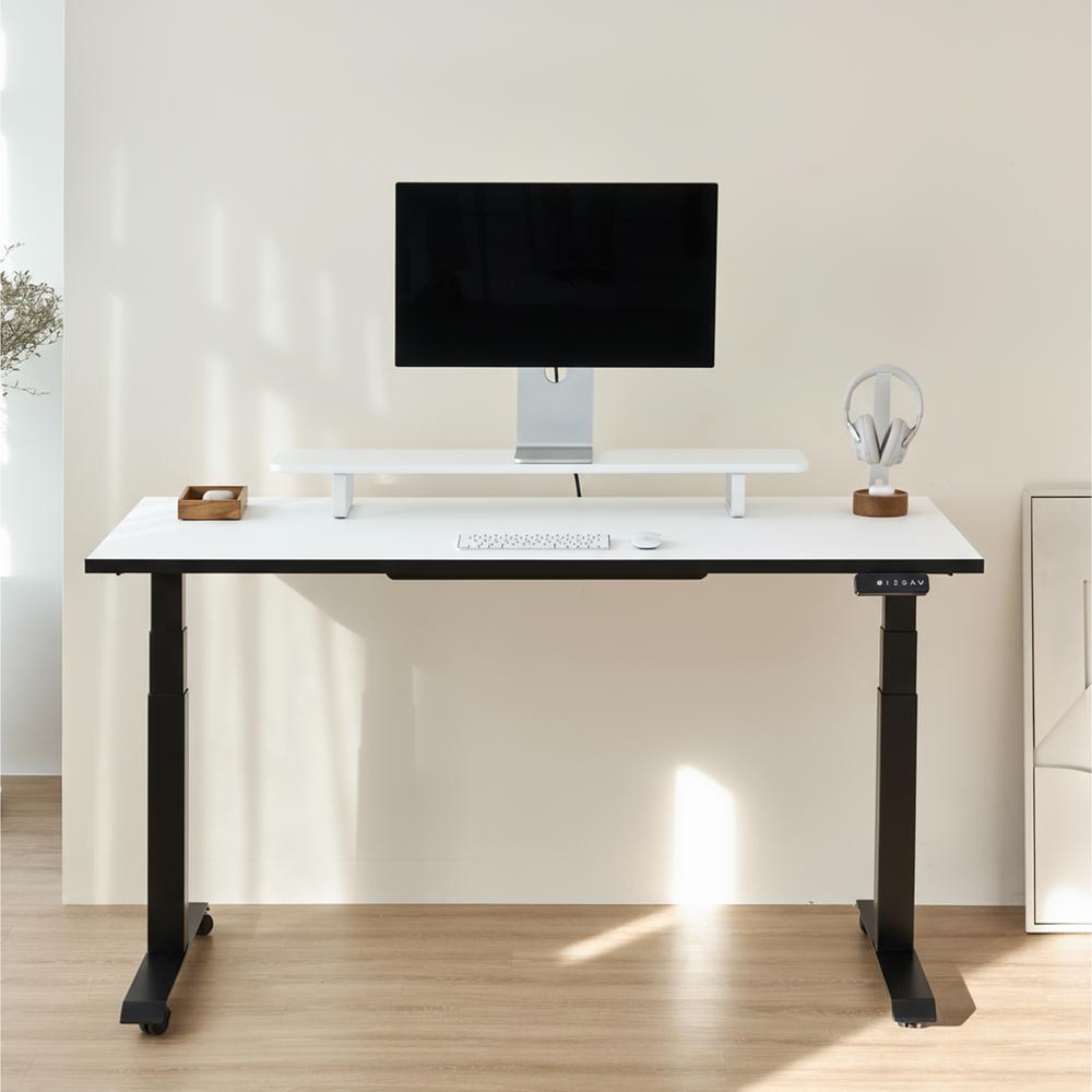 Bàn nâng hạ Pure Fansi 160x75cm, màu trắng