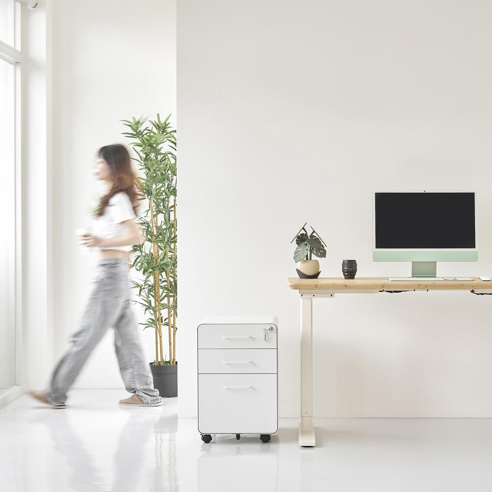 Hộc tủ 3 ngăn The Leaf Plus màu trắng