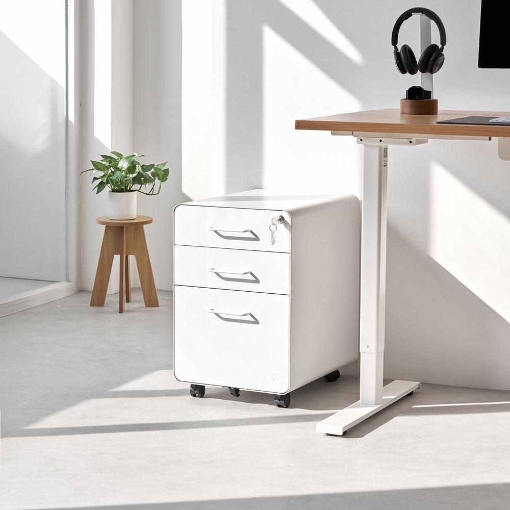 Hộc tủ 3 ngăn The Leaf Plus màu trắng