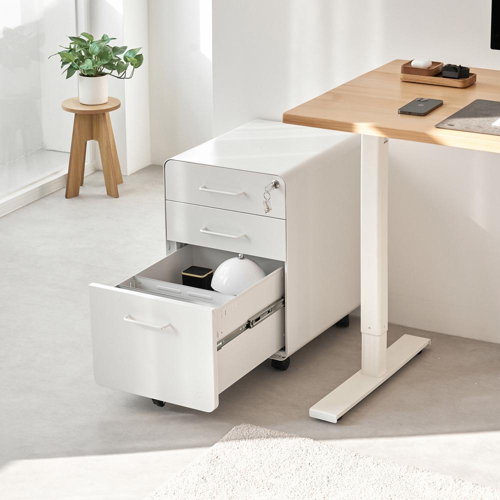 Hộc tủ 3 ngăn The Leaf Plus màu trắng