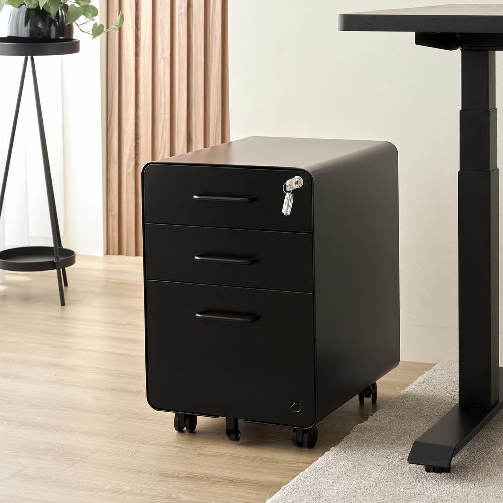 Hộc tủ 3 ngăn The Leaf Plus màu đen