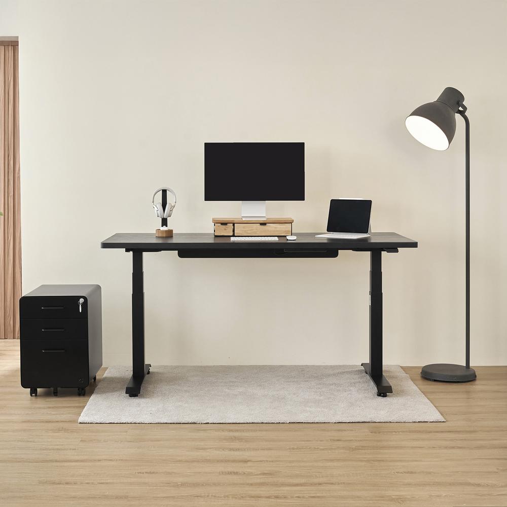 Hộc tủ 3 ngăn The Leaf Plus màu đen