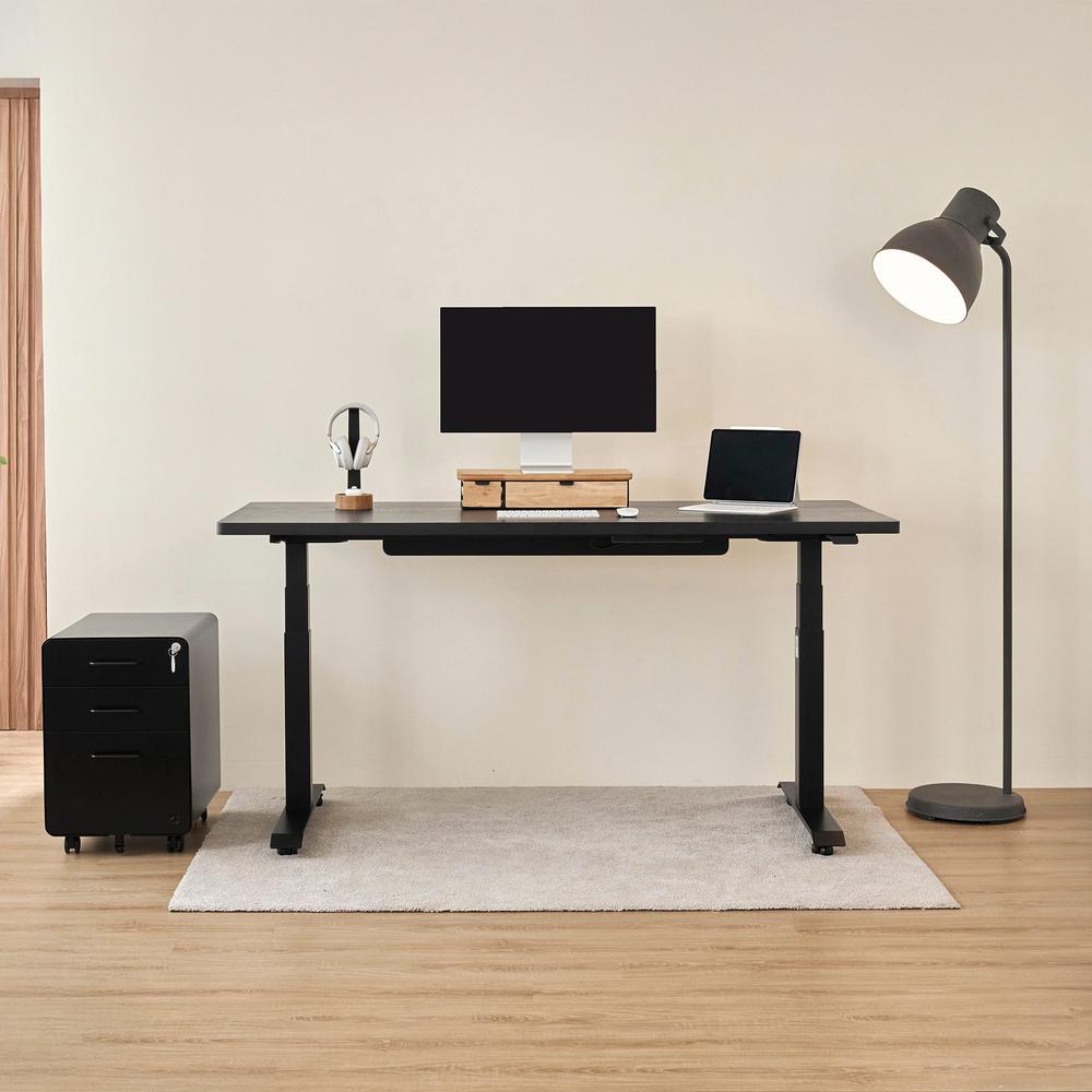 Kệ màn hình kèm ngăn kéo Aura, size L 2 ngăn