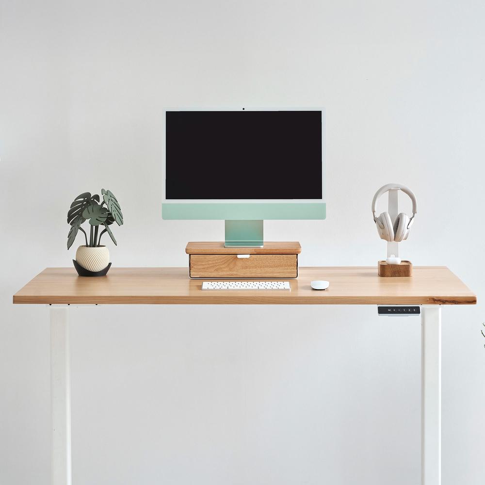 Kệ màn hình kèm ngăn kéo Aura, size M 1 ngăn