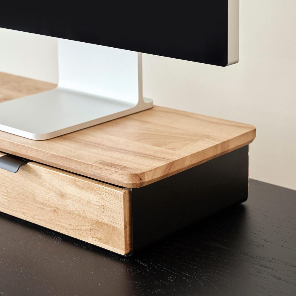 Kệ màn hình kèm ngăn kéo Aura, size L 2 ngăn