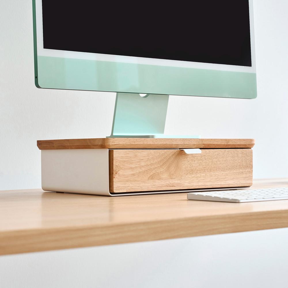 Kệ màn hình kèm ngăn kéo Aura, size M 1 ngăn