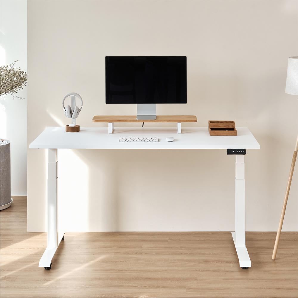 Kệ màn hình The Sil 80cm, gỗ cao su