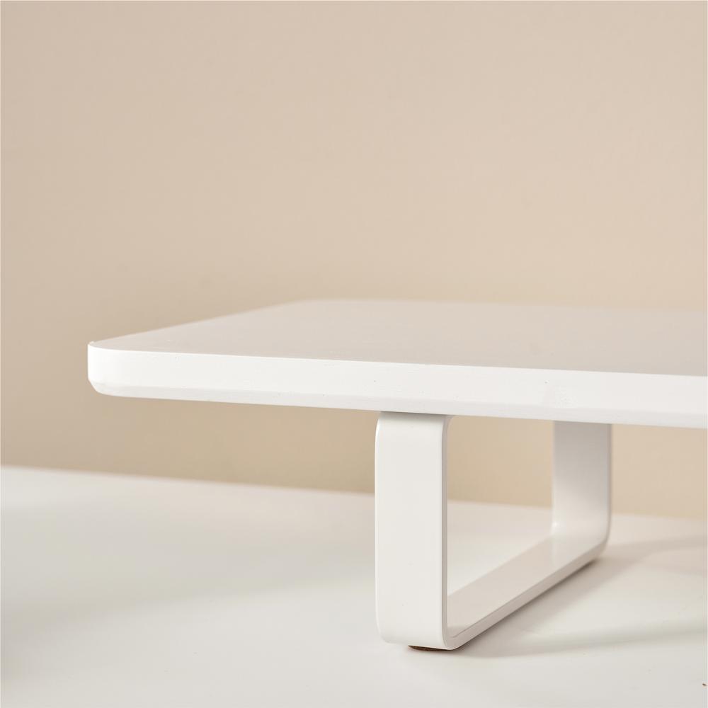 Kệ màn hình The Sil 105cm, gỗ màu trắng