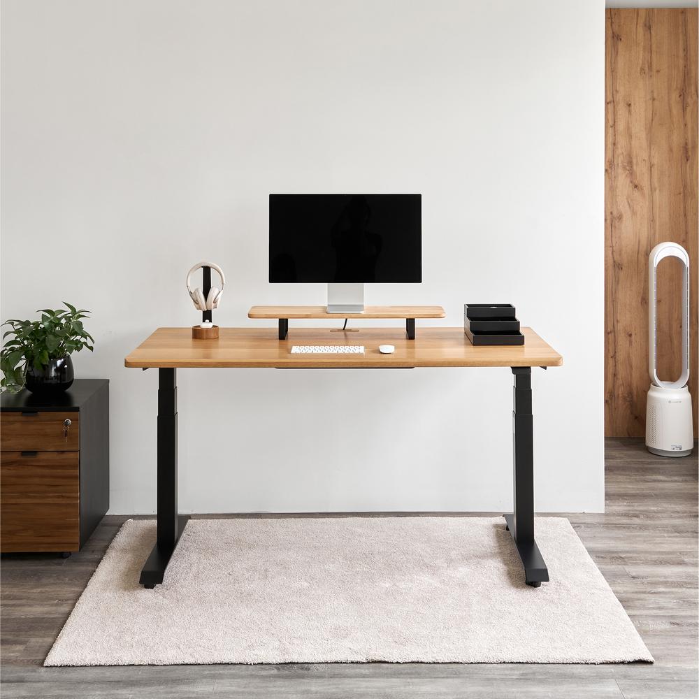 Kệ màn hình The Sil 80cm, gỗ cao su