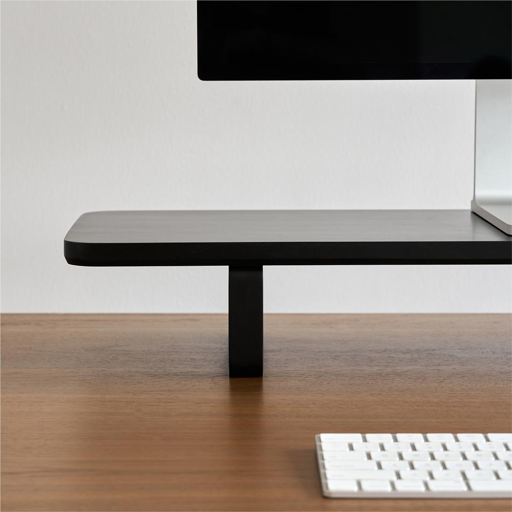 Kệ màn hình The Sil 80cm, gỗ màu đen