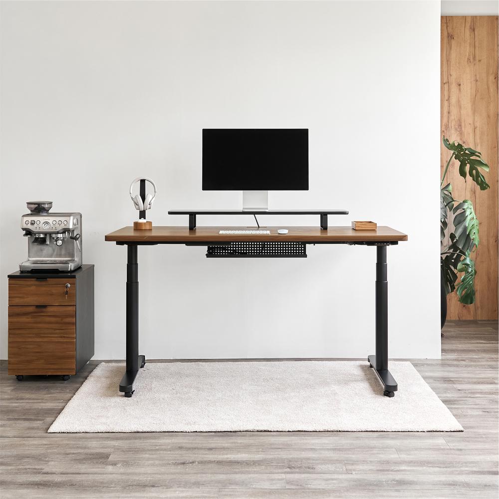 Kệ màn hình The Sil 105cm, gỗ màu đen