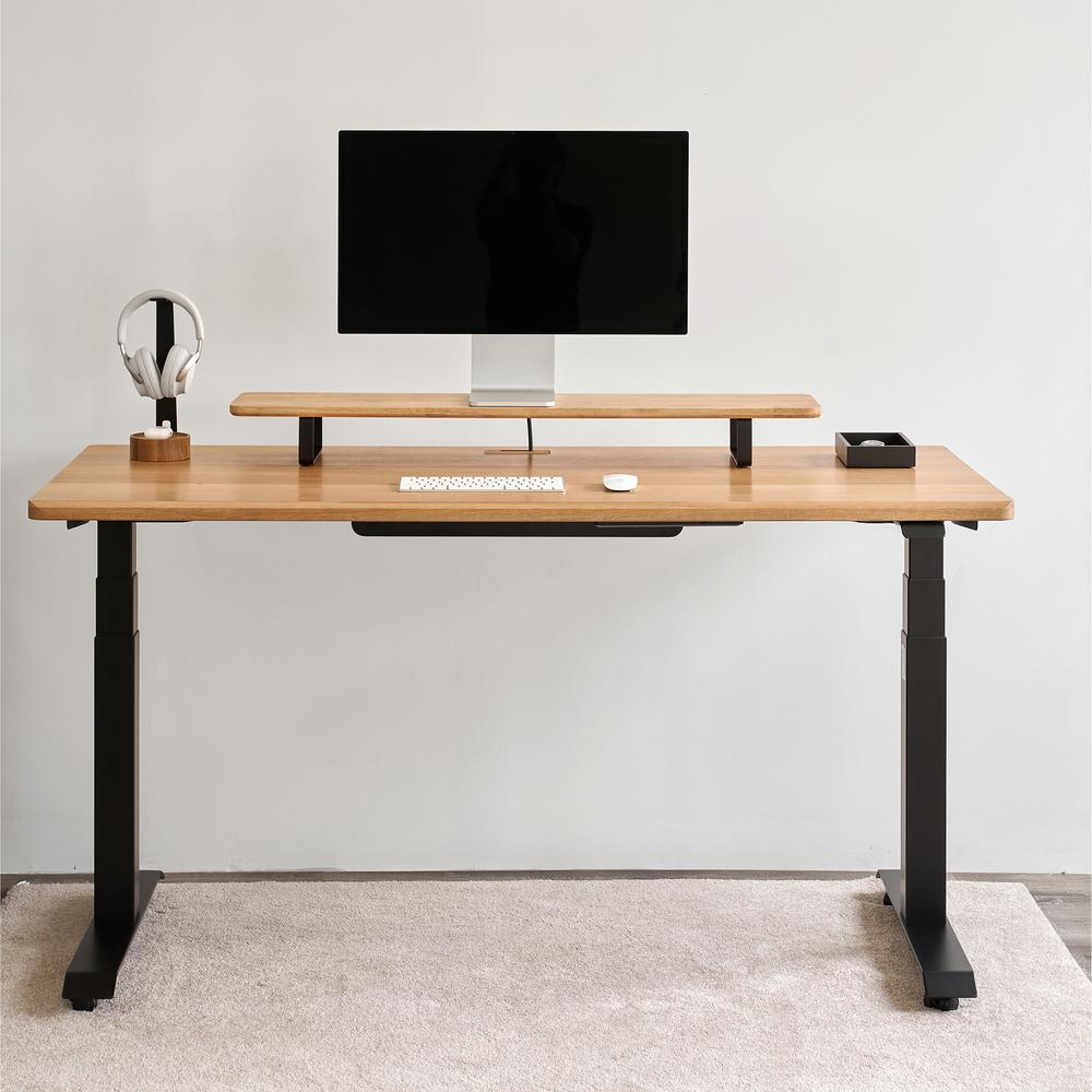 Kệ màn hình The Sil 105cm, gỗ cao su