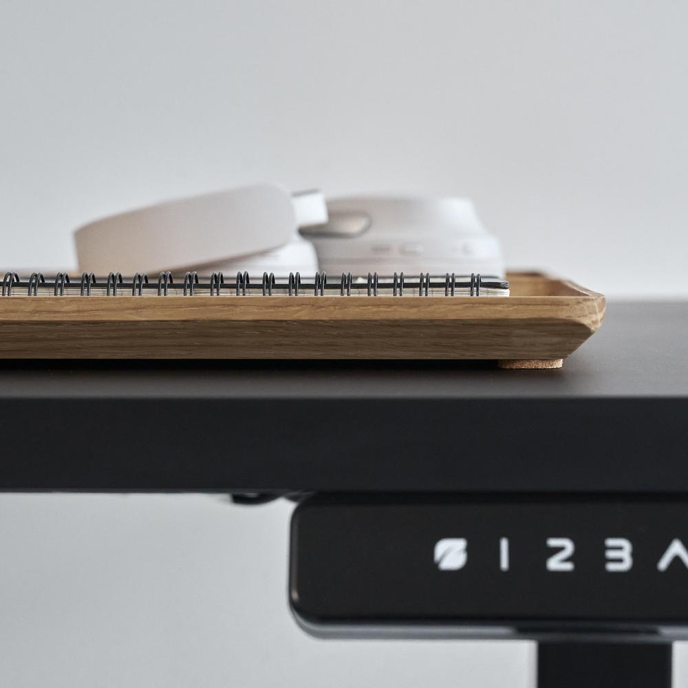 Khay đựng đồ Poly Neat, 36x20x2cm, màu gỗ tự nhiên, vát