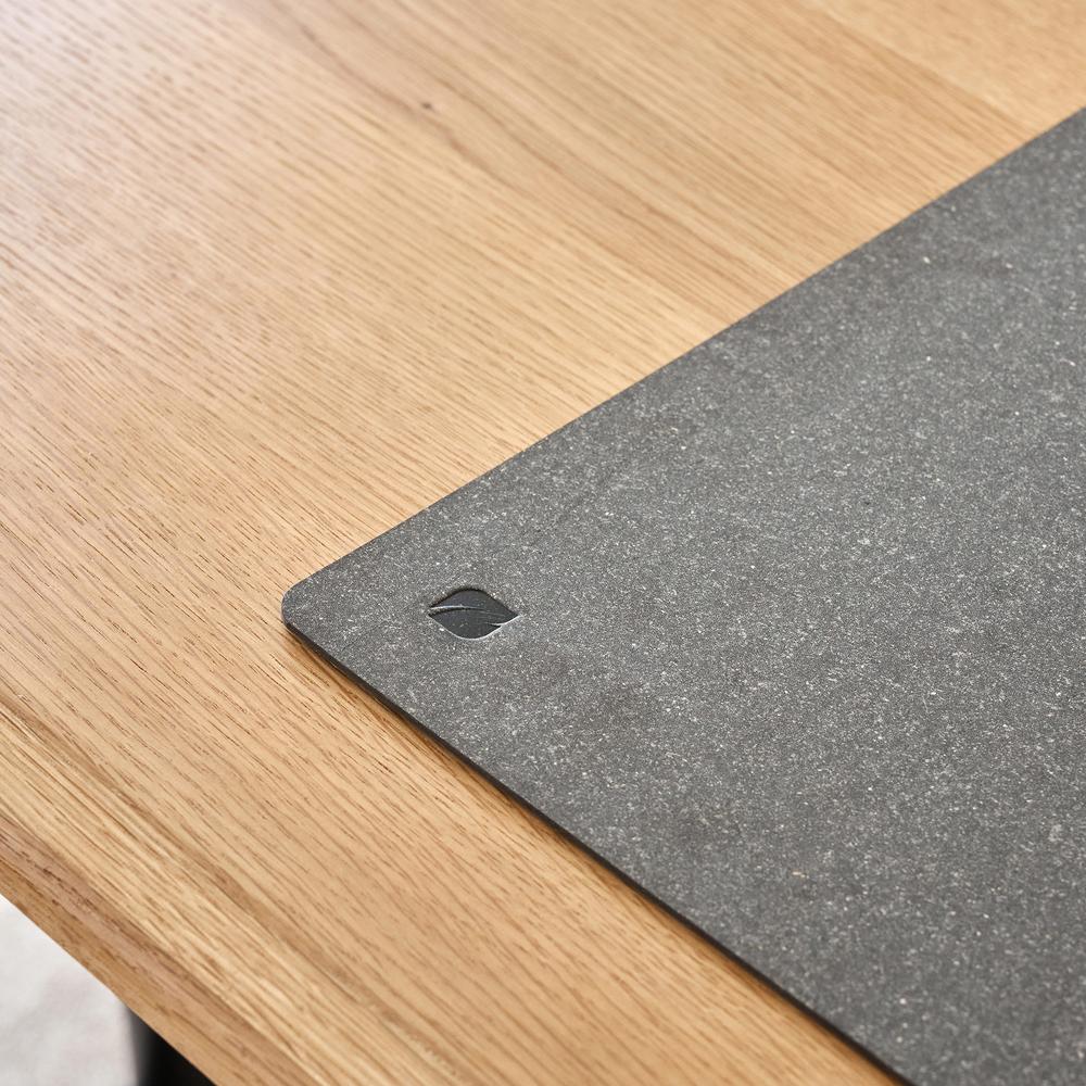 Tấm trải bàn làm việc NaturalSwift 90x30cm, màu ghi đậm