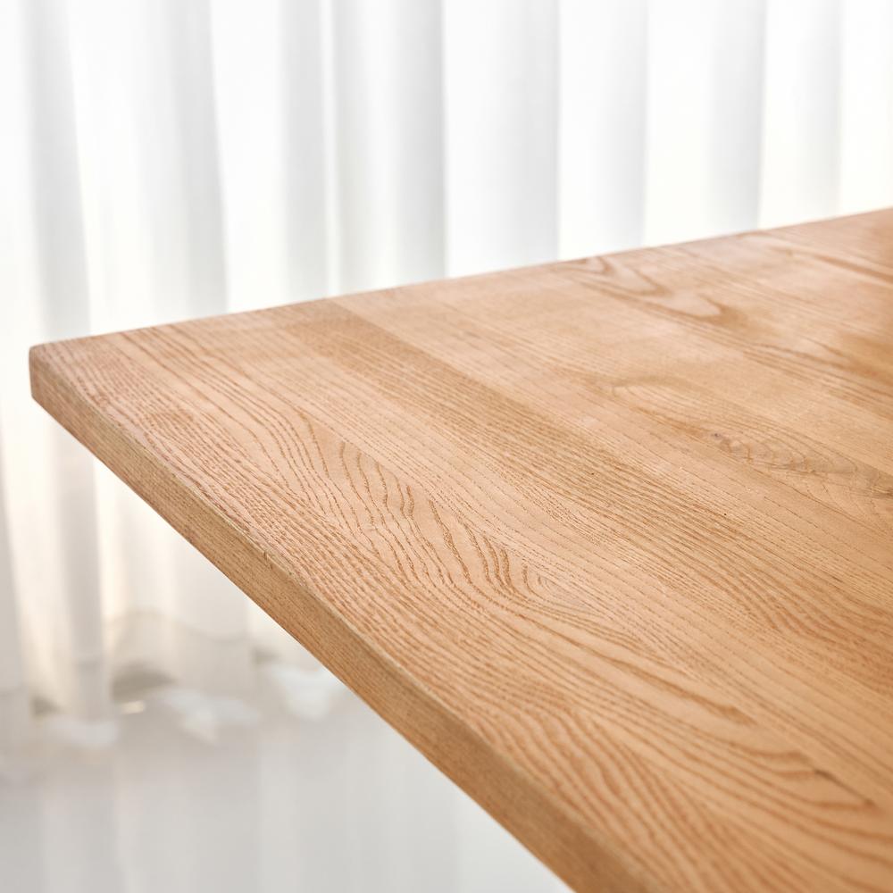 Bàn nâng hạ Fusion Fansi 180x75cm, gỗ tần bì, màu tự nhiên