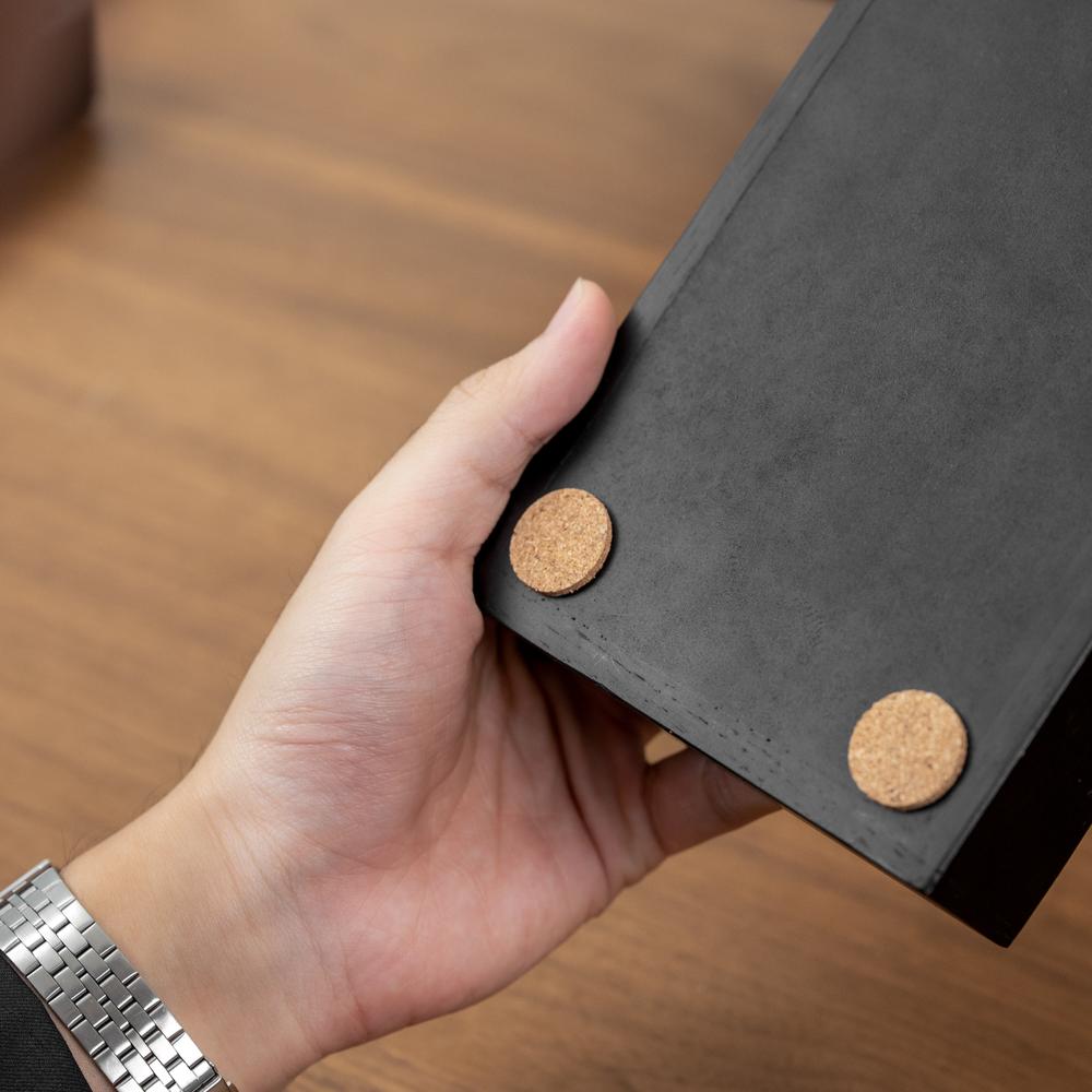 Khay gỗ để bàn Valley Tray - 12×20×3,7cm, màu gỗ sồi đen