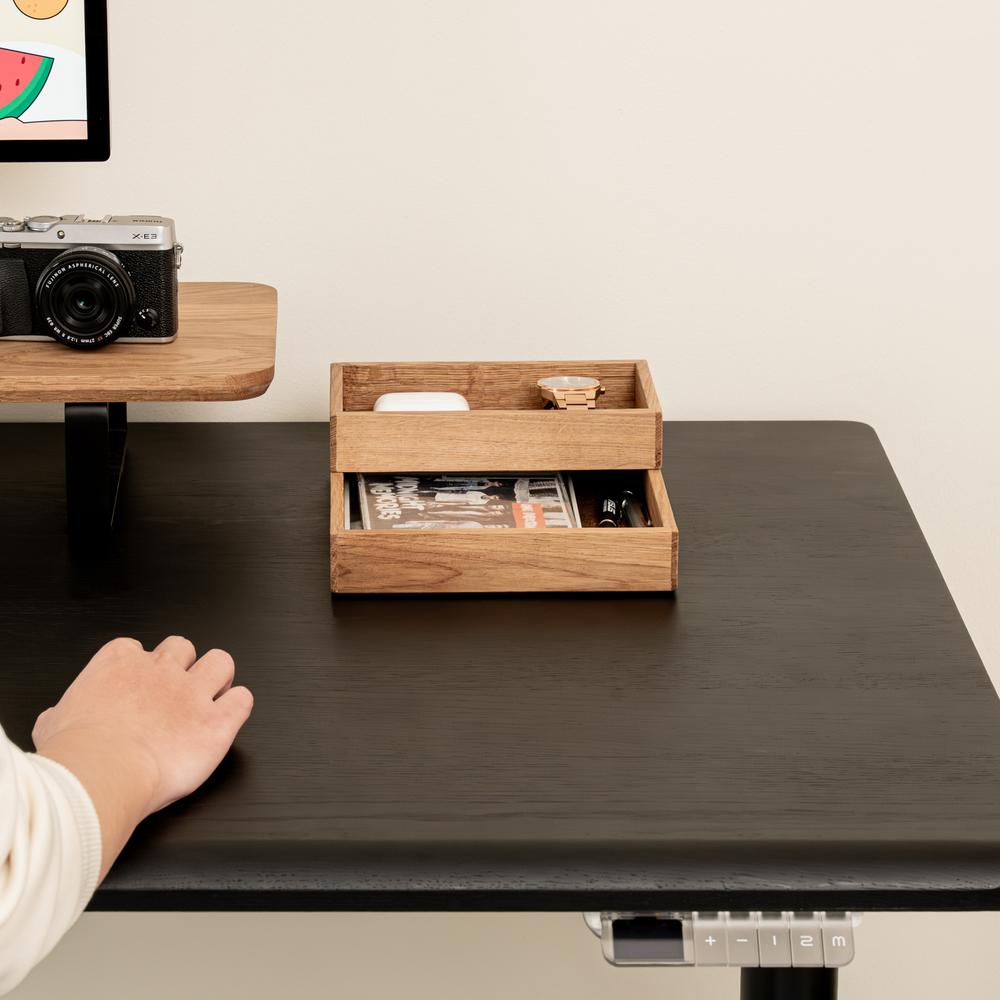 Khay gỗ để bàn Valley Tray - 24×20×3,7cm, màu gỗ tự nhiên