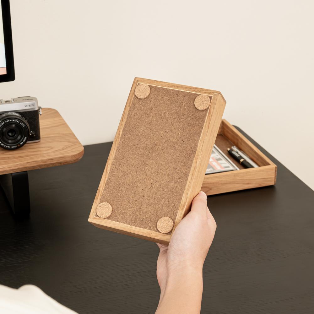 Khay gỗ để bàn Valley Tray - 12×20×3,7cm, màu gỗ tự nhiên