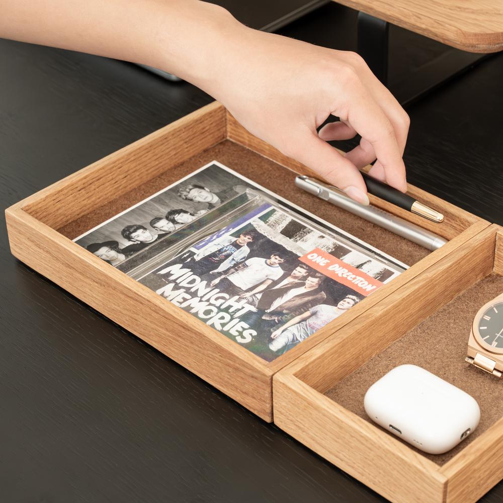 Khay gỗ để bàn Valley Tray - 24×20×3,7cm, màu gỗ tự nhiên