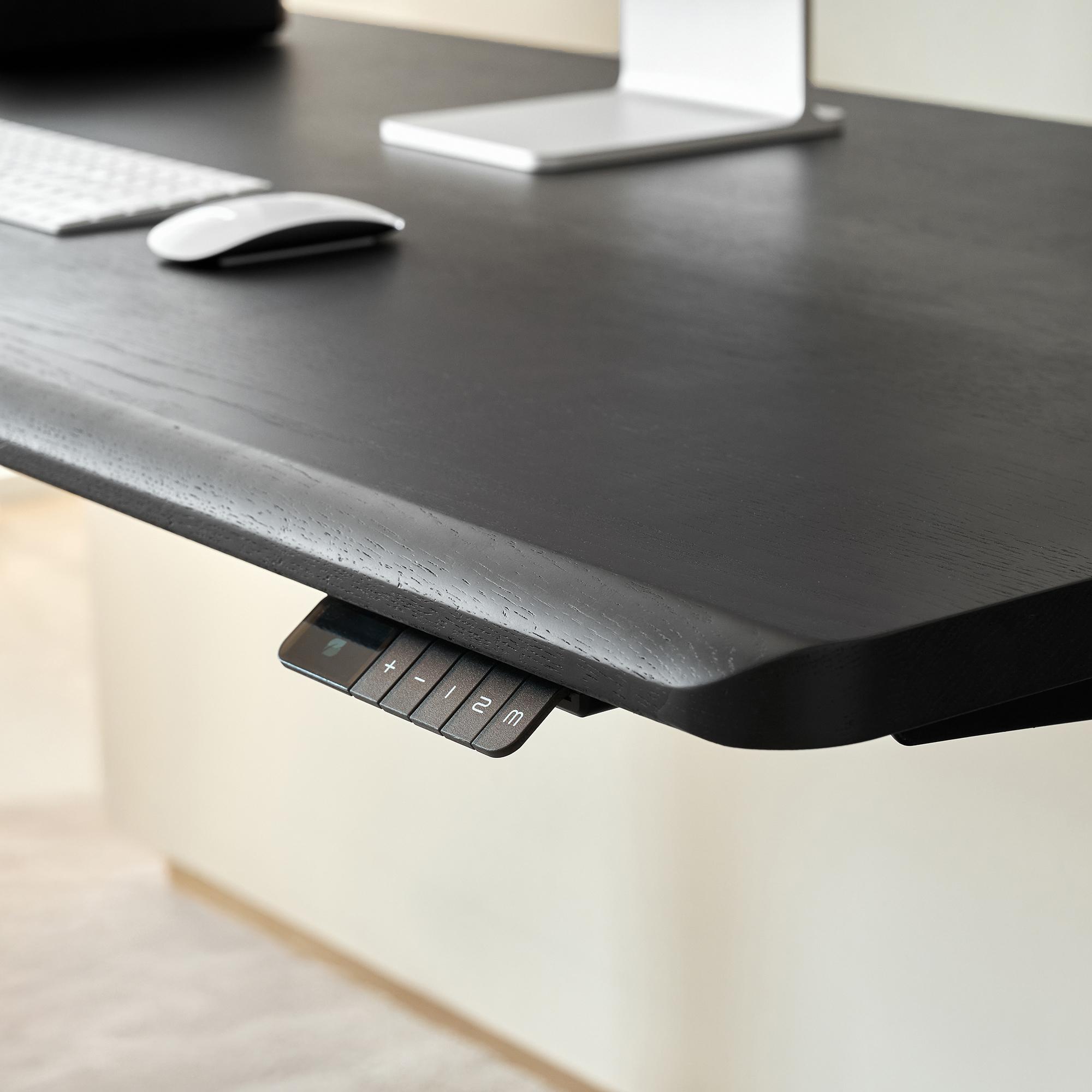 Mặt bàn Noble 180x75cm, màu gỗ màu đen