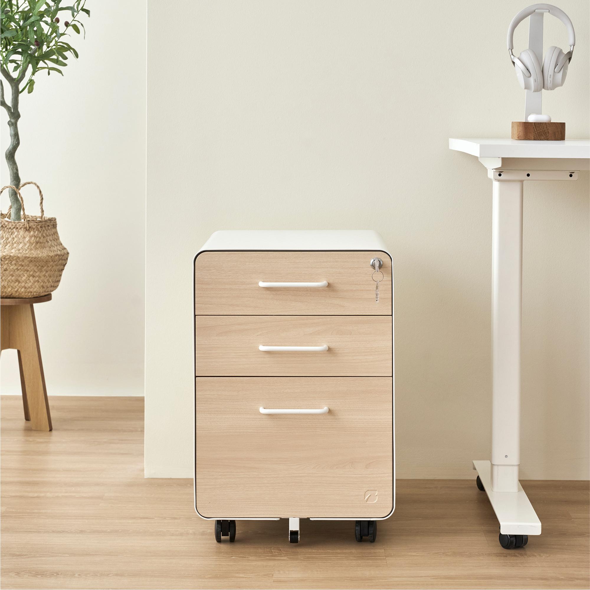 Hộc tủ 3 ngăn The Leaf Plus màu be