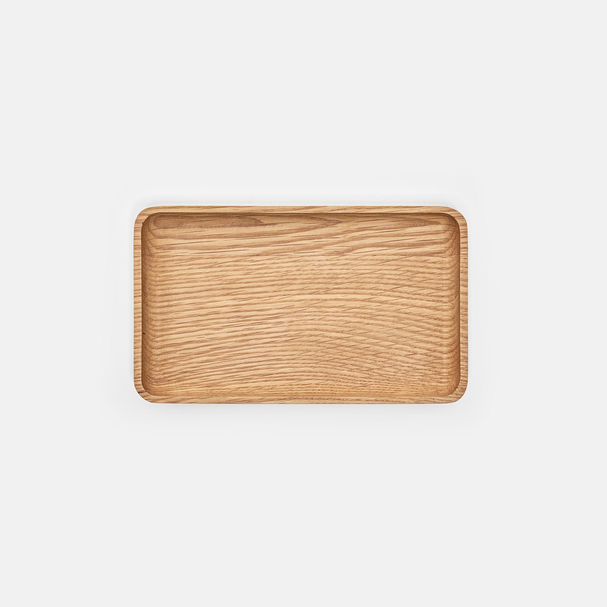 Khay đựng đồ Neat, 20x12x2cm, màu gỗ tự nhiên, không vát