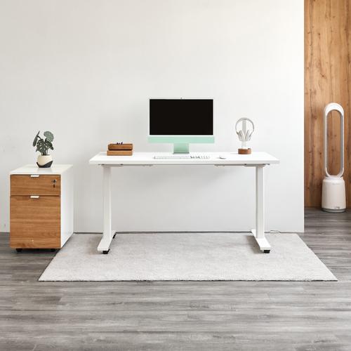 Bàn làm việc Pure Edge Base 140x70cm, màu trắng