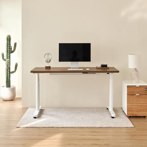 Bàn nâng hạ Noble Oasis 160x75cm, màu gỗ óc chó