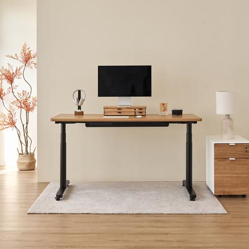 Bàn nâng hạ Noble Oasis 160x75cm, màu gỗ tự nhiên