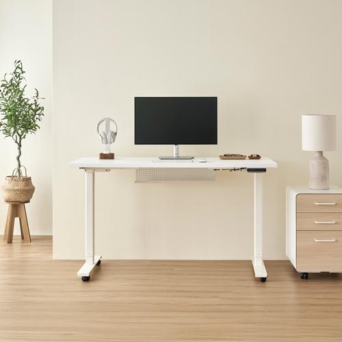 Bàn nâng hạ Pure Edge 140x70cm, màu trắng