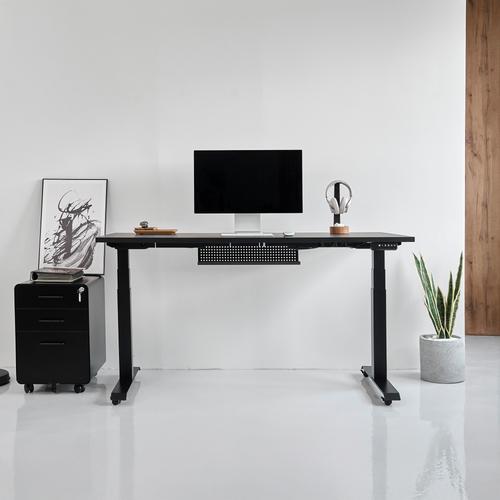 Bàn nâng hạ Pure Fansi 160x75cm, màu đen