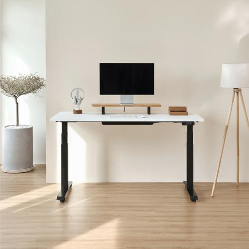 Bàn nâng hạ Pure Fansi 160x75cm, màu trắng