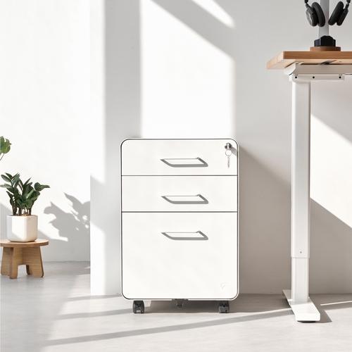 Hộc tủ 3 ngăn The Leaf Plus màu trắng
