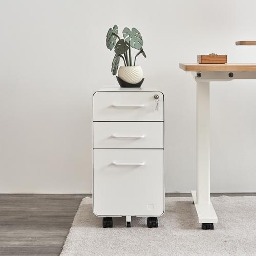 Hộc tủ 3 ngăn The Leaf Slim màu trắng