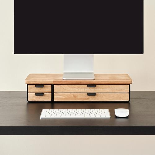 Kệ màn hình kèm ngăn kéo Aura, size L 4 ngăn