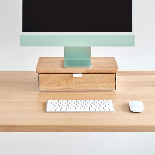 Kệ màn hình kèm ngăn kéo Aura, size M 1 ngăn