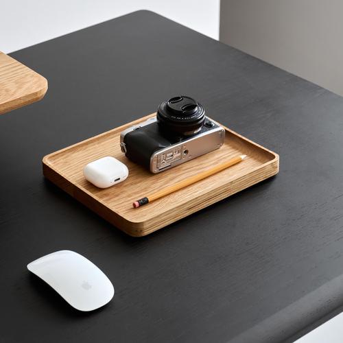 Khay đựng đồ Neat, 24x20x2cm, màu gỗ tự nhiên, không vát