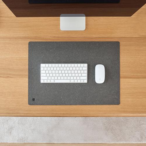 Tấm trải bàn làm việc NaturalSwift 55x35cm, màu ghi đậm