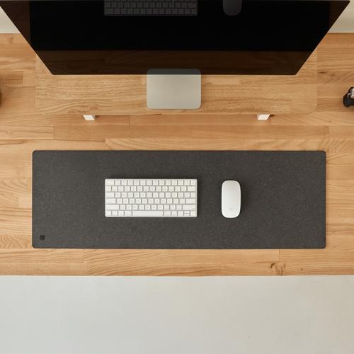 Tấm trải bàn làm việc NaturalSwift 90x30cm, màu ghi đậm