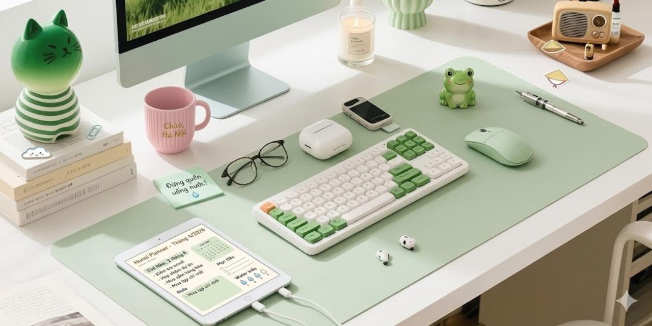 Decor bàn làm việc tại nhà - Biến góc nhỏ thành không gian sáng tạo bất tận